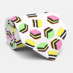 Licorice Allsorts Candy Neck Tie