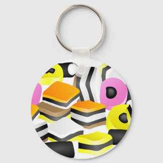 Licorice Allsorts Keychain