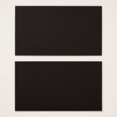 Licorice Black Profile Card (Front & Back)