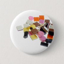 Licorice candy with copy space