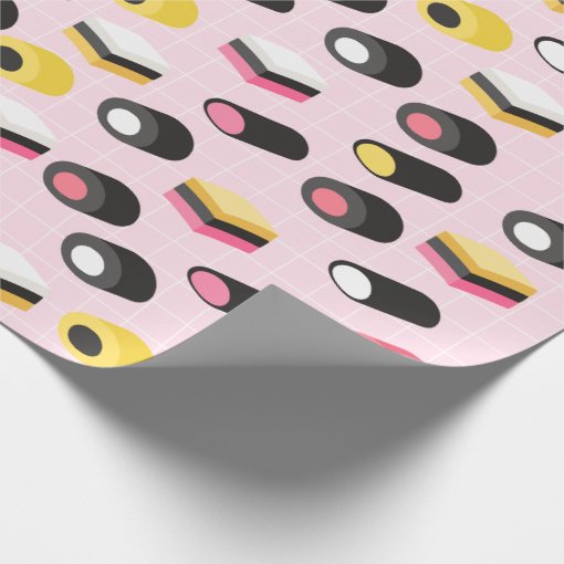 Licorice candy wrapping paper Zazzle