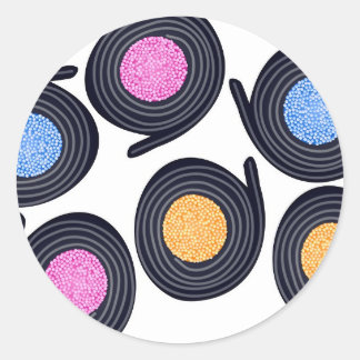 Licorice Catherine Wheels Classic Round Sticker