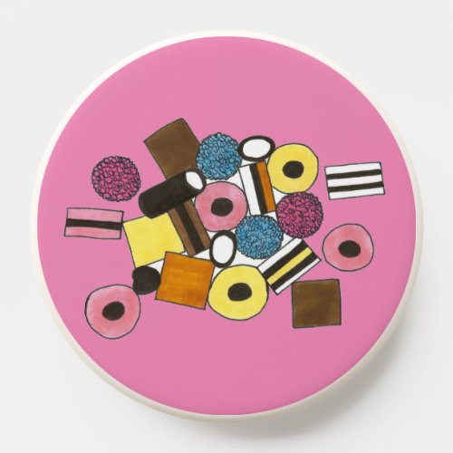 Licorice Liquorice All Sorts Allsorts Candy Sweets PopSocket