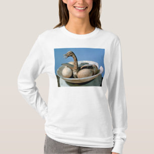 Lid of an alabaster jar decorated with a bird T-Shirt