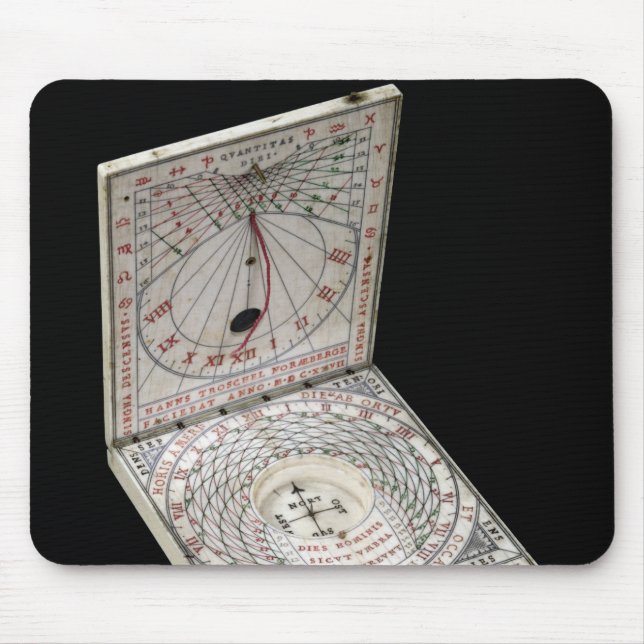 Lidded compass, 1627 mouse pad (Front)