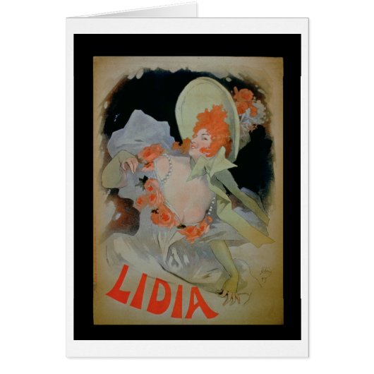 'Lidia', 1895 (colour litho) Cards (Front)