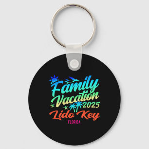 Lido Key Beach Florida Family Vacation Matching Su Keychain