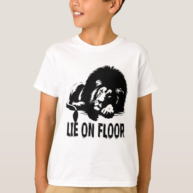 LIE ON FLOOR T-Shirt (Front)