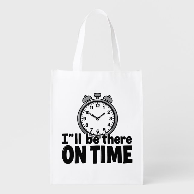 Lie Quote Grocery Bag (Front)
