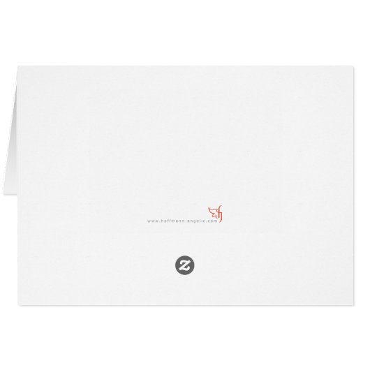 Liebe Love Hertz Heart Calligraphy Zen Lettering (Back Horizontal)