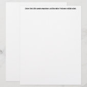 "Lieber Chef, bitte werde erwachsen..." (Front/Back)