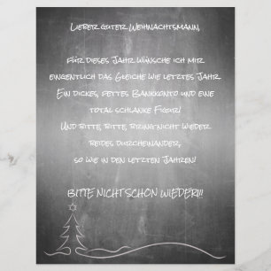 Lieber guter Weihnachtsmann