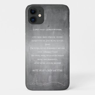 Lieber guter Weihnachtsmann iPhone 11 Case