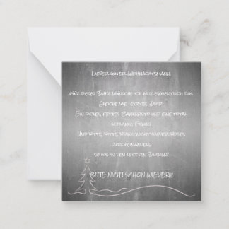 Lieber guter Weihnachtsmann Note Card