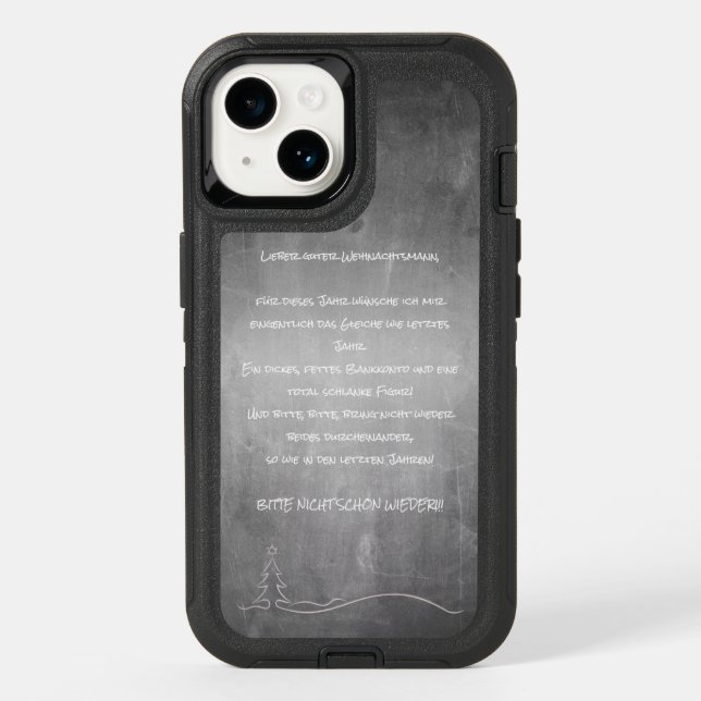Lieber guter Weihnachtsmann Otterbox iPhone Case (Back)