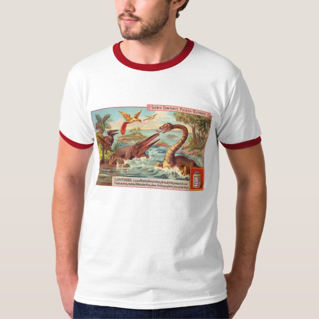 liebig-prehistoric-animals-1890-card T-Shirt (Front)