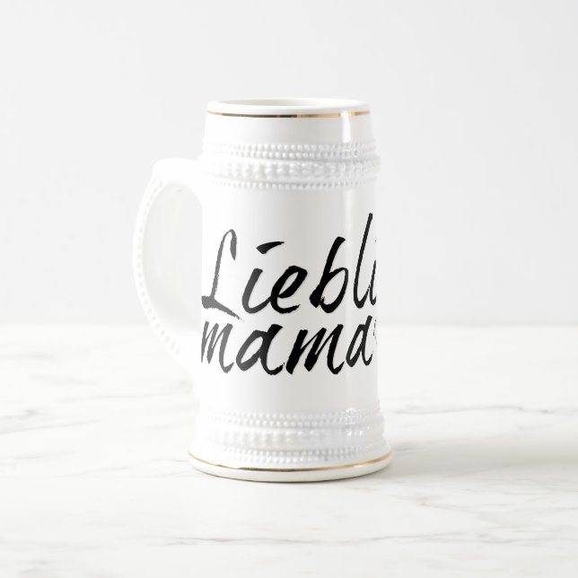 Lieblingsmama Beer Stein (Front Left)