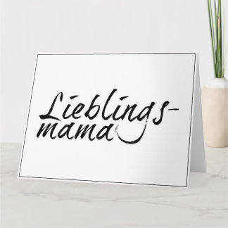 Lieblingsmama Card