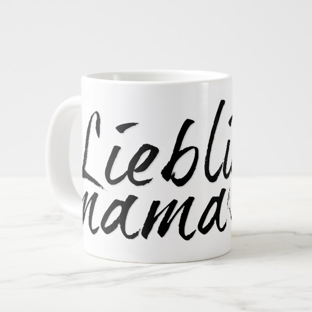 Lieblingsmama Giant Coffee Mug (Front Left)