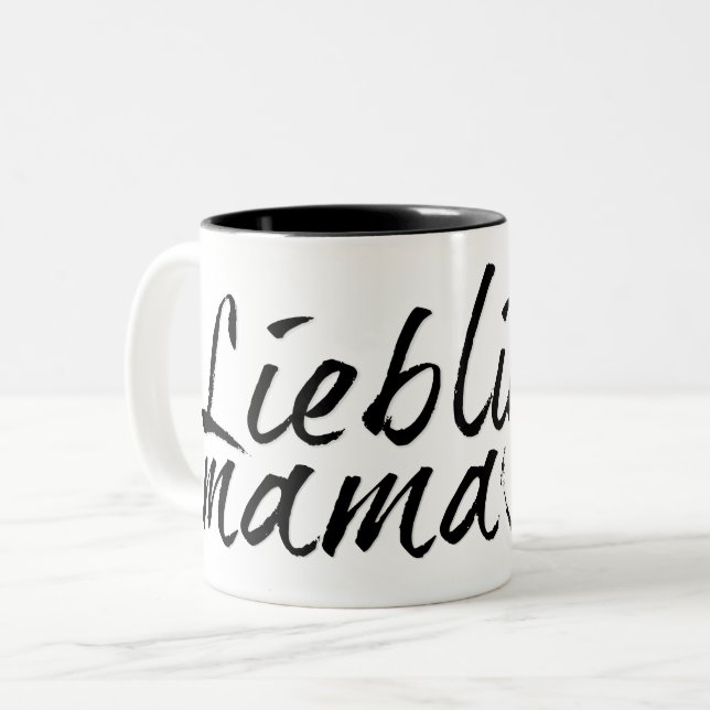 Lieblingsmama Two-Tone Coffee Mug (Front Left)