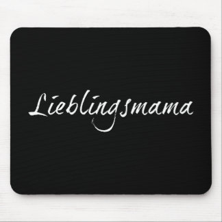 Lieblingsmama - weiß 00001 mouse pad