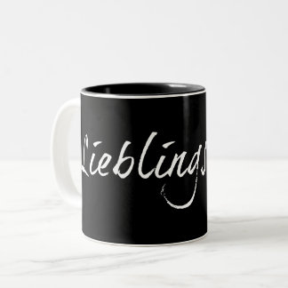 Lieblingsmama - weiß 00001 Two-Tone coffee mug