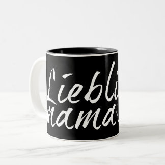 Lieblingsmama - weiß 00001 Two-Tone coffee mug