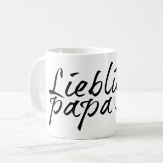 Lieblingspapa - schwarzer Schriftzug 00001 Coffee Mug
