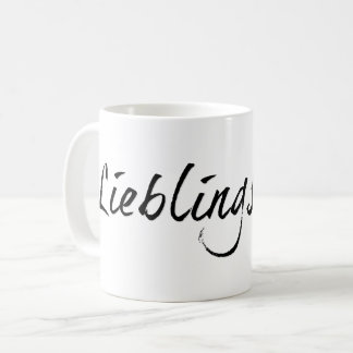 Lieblingspapa - schwarzer Schriftzug 00001 Coffee Mug