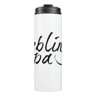 Lieblingspapa - schwarzer Schriftzug 00001 Thermal Tumbler