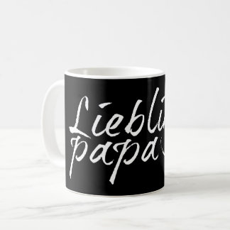 Lieblingspapa - weißer Schriftzug 00001 Coffee Mug