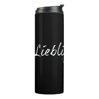 Lieblingspapa - weißer Schriftzug 00001 Thermal Tumbler