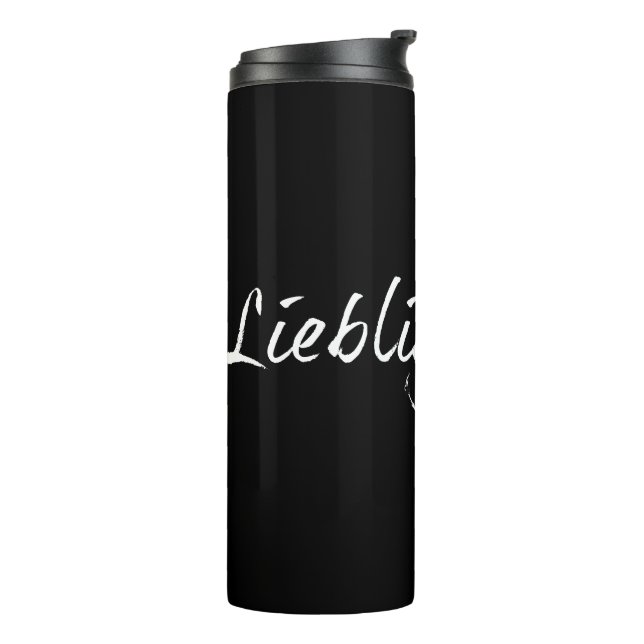 Lieblingspapa - weißer Schriftzug 00001 Thermal Tumbler (Rotated Left)