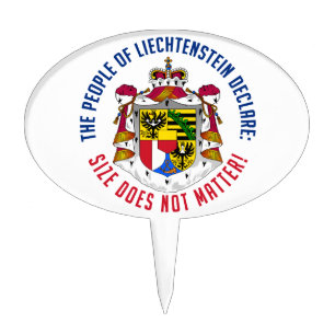 Liechtenstein cake topper