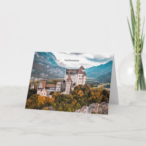 Liechtenstein Castle Card