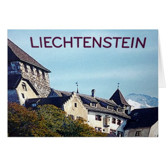 liechtenstein castle cards (Front Horizontal)