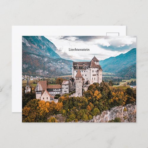 Liechtenstein Castle Postcard