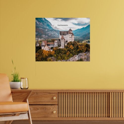 Liechtenstein Castle Poster