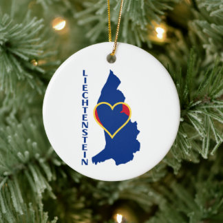 Liechtenstein Ceramic Ornament