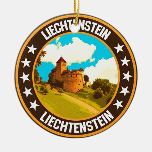 Liechtenstein                                      ceramic ornament