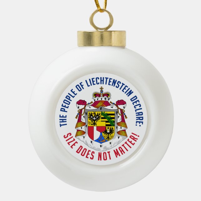 Liechtenstein Christmas ornament (Front)
