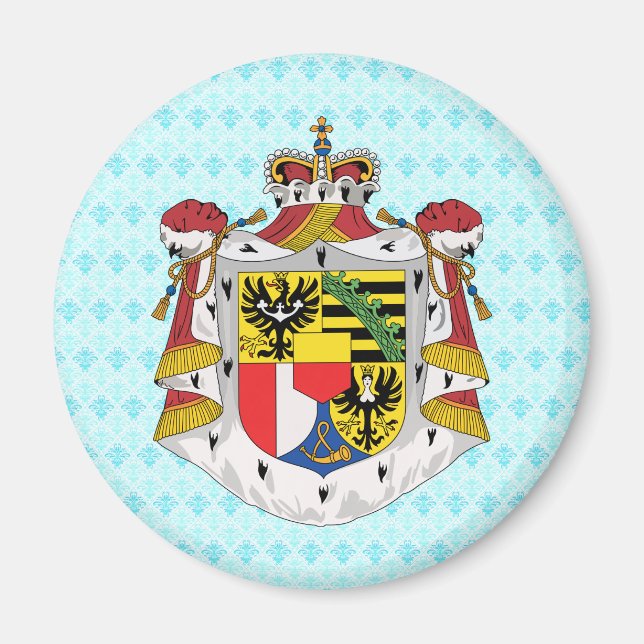 Liechtenstein Coat of Arms detail Magnet (Front)