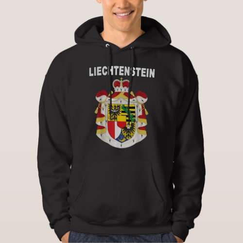 Liechtenstein Design _ Detailed Coat of Arms Crest Hoodie