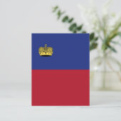 Liechtenstein flag (Standing Front)