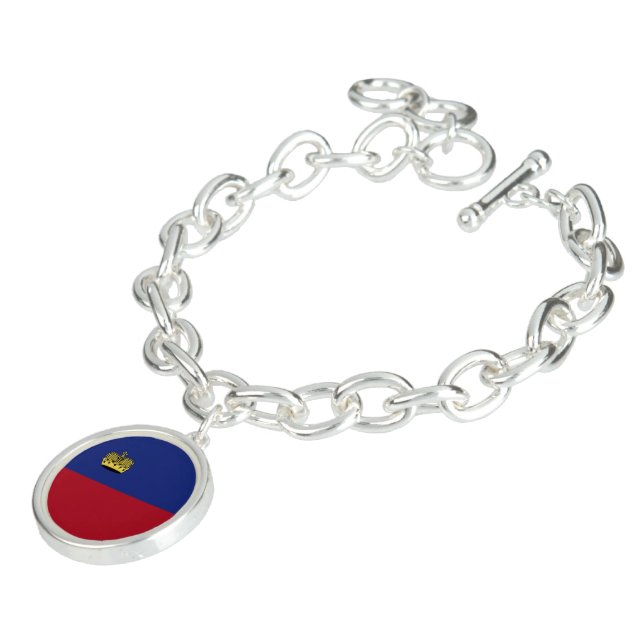 Liechtenstein flag bracelet (Side)