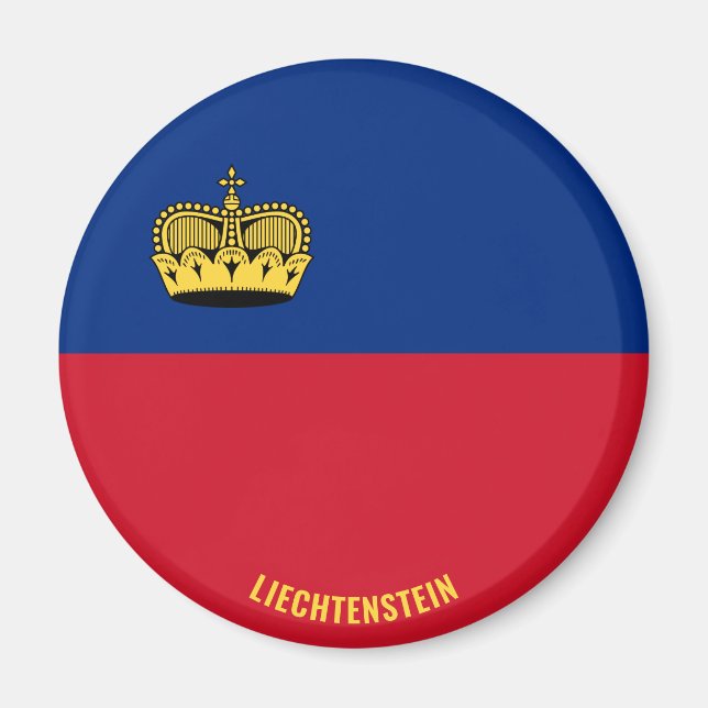 Liechtenstein Flag Charming Patriotic  Magnet (Front)