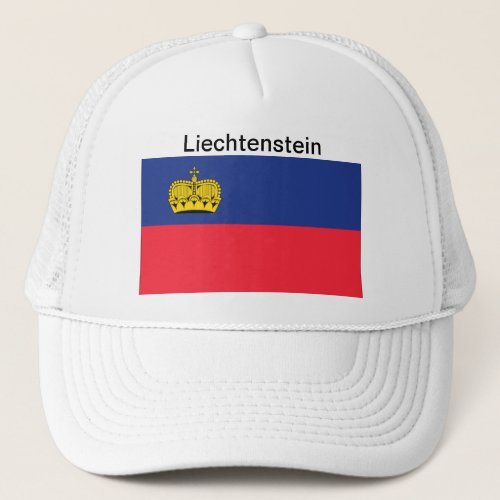 Liechtenstein Flag Hat