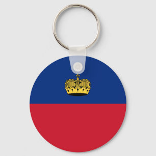 Liechtenstein Flag Keychain