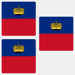 Liechtenstein Flag Labels