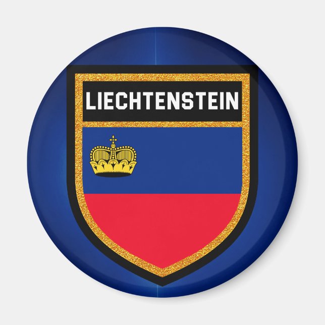 Liechtenstein Flag Magnet (Front)